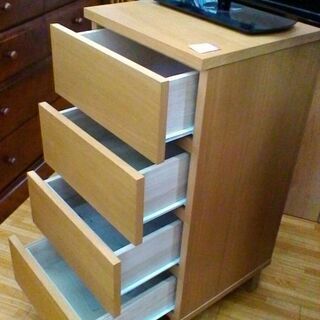 Amazon｜無印良品 木製チェスト4段 幅88×奥行44×高さ83cm オーク