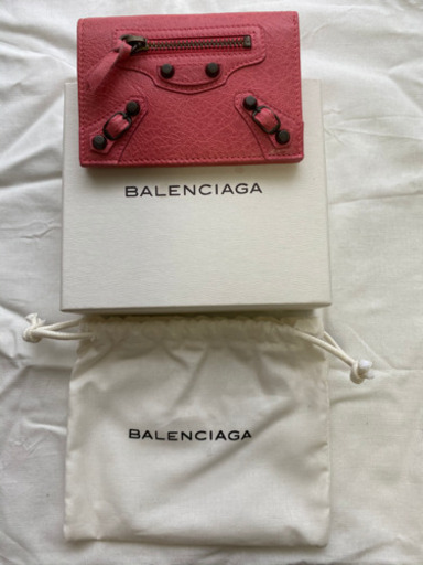 【美品】BALENCIAGA バレンシアガ  二つ折り名刺いれ　カードケース　カード入れ