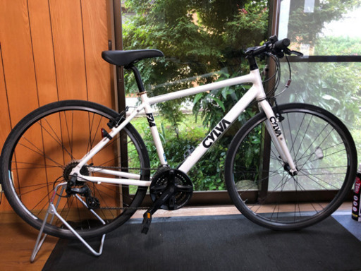 BRIDGESTONE  CYLVA Ｆ24   サイズ490mm  ホワイト　　中古　クロスバイク　自転車