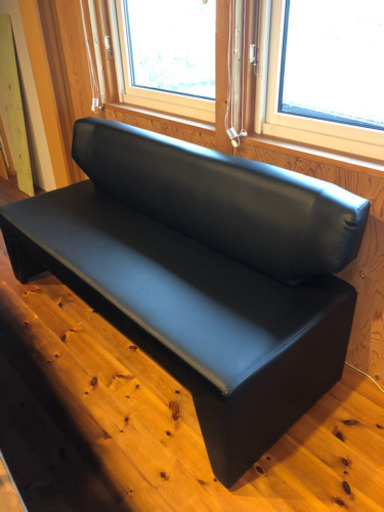【中古】背つきベンチ クラブ SH45/Jブラック 160cm