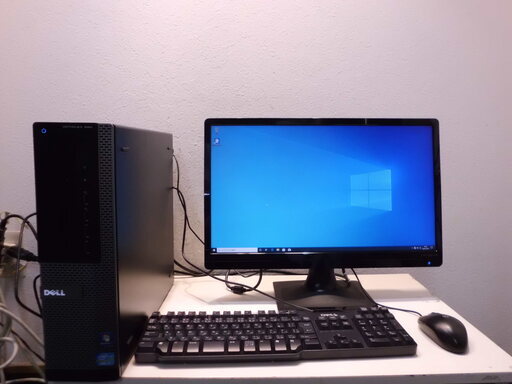 【Win10】DELL optiplex990 Core i7-2600 メモリ4GB　モニターセット