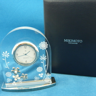 クオーツクロック MIKIMOTO 置時計 西岡店