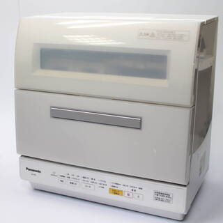 552) Panasonic パナソニック 食器洗い乾燥機 NP-TR9 ホワイト系 45点 6人用 ECONAVI エコナビ 2017年製