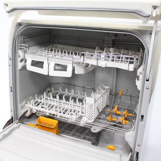 552) Panasonic パナソニック 食器洗い乾燥機 NP-TR9 ホワイト系 45点 6人用 ECONAVI エコナビ 2017年製