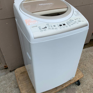 洗濯機 乾燥あり 東芝 9kg 2015年 AM-9V2M 【公式通販】