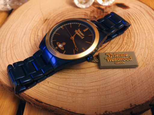 未使用　ヴィヴィアンウエストウッド　時計　Vivienne Westwood VV 049 NVNV St. James Watch - Blue