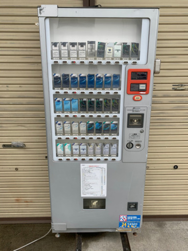 芝浦自動販売機　タバコ自動販売機　42名柄　タスポ対応　取扱説明書　鍵付き　SB-U3006-N