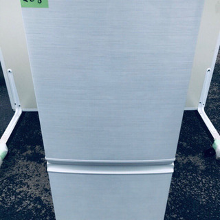 ✨高年式✨ 208番 シャープ✨ノンフロン冷凍冷蔵庫✨SJ-D14D-W