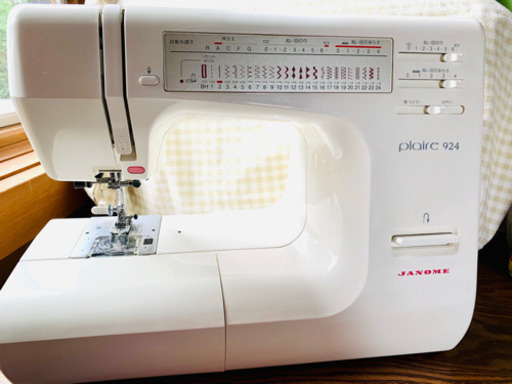 ジャノメ JANOME plaire924 ミシン 中古品