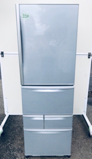 ‼️大容量‼️220番 TOSHIBA✨東芝ノンフロン冷凍冷蔵庫✨GR-42ZW(S)‼️