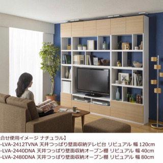 ※値下げしました※壁面収納 テレビ台 50V型対応 50型50インチ ホワイト