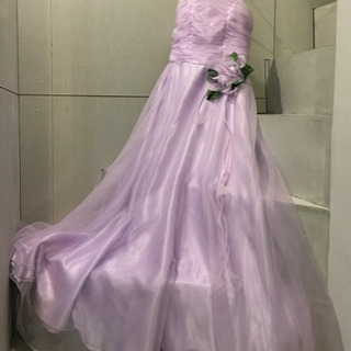 ロングドレス　薄紫色