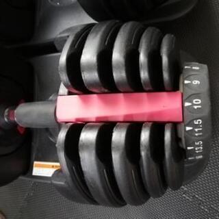 [取引終了]可変式ダンベル 24kg 2個セット 計48kg