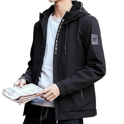 メンズ シンプル 秋 冬 春 ウインドブレーカー フード付き ホビー242 だいどう豊里のジャケット メンズ の中古 古着あげます 譲ります ジモティーで不用品の処分