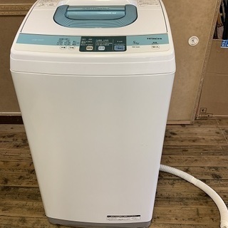 日立 5.0kg全自動洗濯機 NW-5SR 風乾燥 槽洗浄 20...