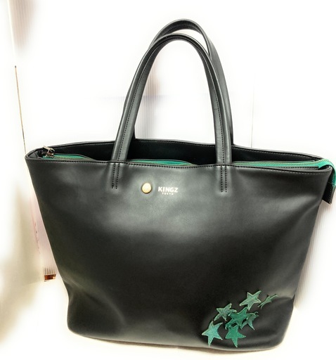 ◇KINGZ TOKYO◇ レザー / スターターコイズブルー / トートバッグ