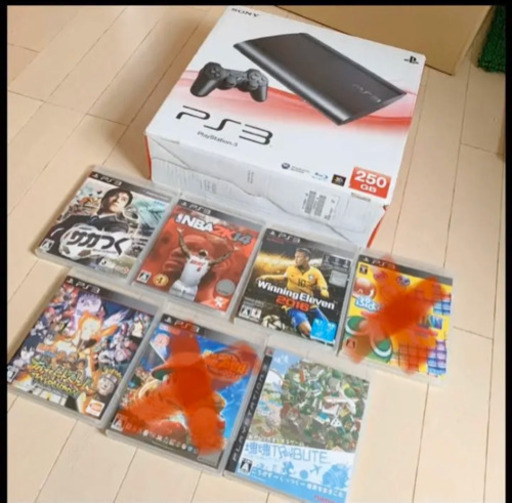 ps3とソフト5つ