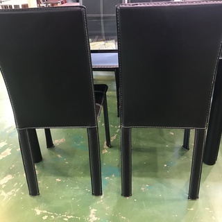 東京インテリア  ガラスダイニング5点セット