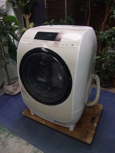 R1521) 日立 ドラム式 BD-V3700L 洗濯容量9.0kg 乾燥容量6.0kg 2015年製! 洗濯機 店頭取引大歓迎♪