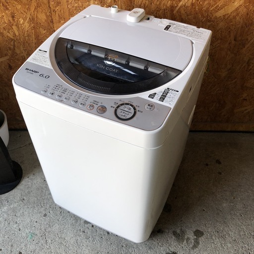 シャープ洗濯機　６kg