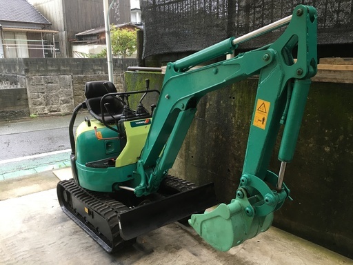 久留米発♪ ヤンマー 1.3トン 後方小旋回 走行倍速 ４パターンレバー切替 ミニ ユンボ ショベル 久留米発♪ ヤンマー 1.3トン 後方小旋回 走行倍速 4パターンレバー