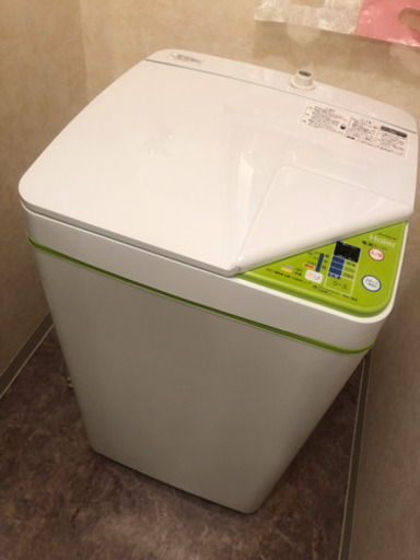 【美品】Haier+3.3kg全自動洗濯機+ホワイト JW-K33F(W)