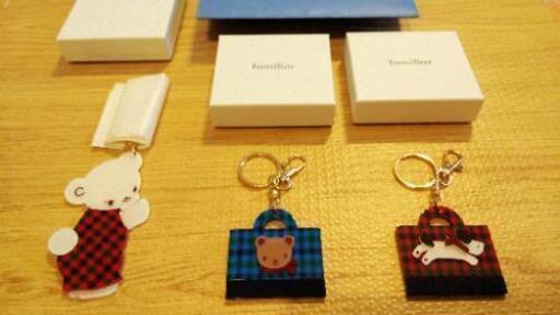 ★完売品★　familiar　チャーム　３点セット【値引き不可】