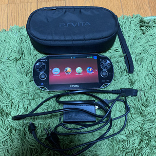PS Vita 本体 PCH-1000 16GBメモリ,DLCソフト4タイトル等