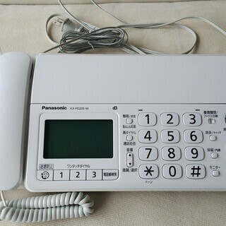 Panasonic FAX電話機 子機1台 インクフィルム4本付き