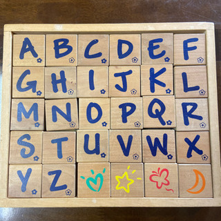 木製アルファベットブロック(値下げしました)交渉中)
