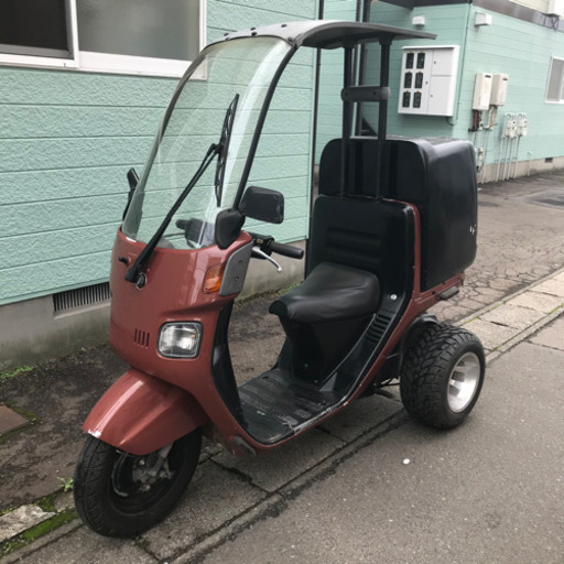 宮城県仙台市！ホンダ TA02 ジャイロキャノピー ミニカー カスタム 茶色 ブラウン ワイドタイヤ ミニカー登録