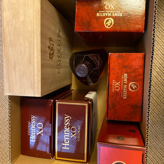 レミーマルタン、ヘネシー等　7本セット レミーマルタン、ヘネシー等 7本セット