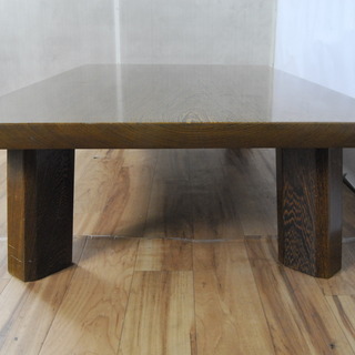 2799 タガヤサン 鉄刀木 厚み 4.5cm 座卓 ローテーブル 高さ33.2cm 幅136.5cm 愛知県岡崎市 直接引取可　エビス