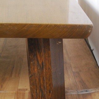 2799 タガヤサン 鉄刀木 厚み 4.5cm 座卓 ローテーブル 高さ33.2cm 幅136.5cm 愛知県岡崎市 直接引取可　エビス