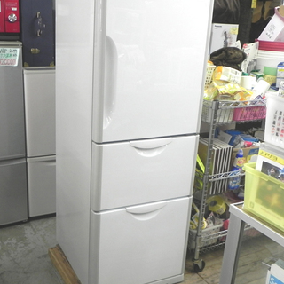 冷蔵庫 265L 2013年製 日立 3ドア 幅54 R-27DS 200Lクラス ホワイト  HITACHI ☆ PayPay(ペイペイ)決済可能 ☆ 札幌市 白石区 東札幌 ☆ アウトレットモノハウス白石店
