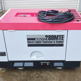 鹿児島発 新ダイワ防音型 ディーゼルエンジン発電機兼用溶接機 