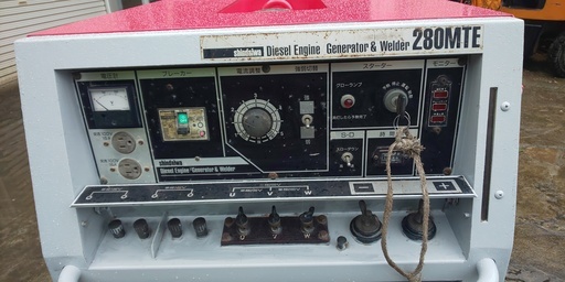 鹿児島発　新ダイワ防音型 ディーゼルエンジン発電機兼用溶接機ウェルダーDGW280MTE 鹿児島発 新ダイワ防音型 ディーゼルエンジン発電機兼用溶接機