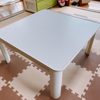 コタツテーブル　ニトリ　ホワイト