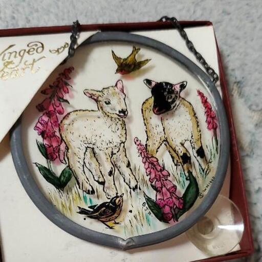 未使用 かわいい ステンドグラス風 ひつじのインテリア W たま プロフ確認 千歳烏山の生活雑貨の中古あげます 譲ります ジモティーで不用品の処分