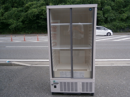 ☆中古品 ホシザキ 小型冷蔵ショーケース SSB-70CT2 2016年製 横700×奥450×高1400㎜ 100V 50/60Hz☆