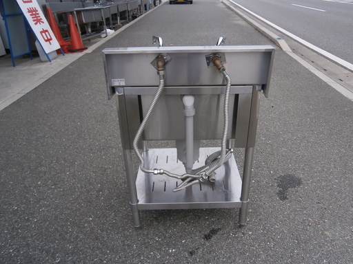 ☆中古品 1層式シンク 横600×奥600×高780㎜