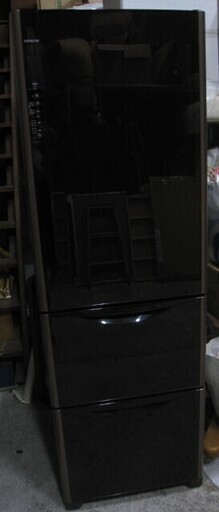 HITACHI 日立 冷凍冷蔵庫 3ドア 365L まんなか野菜タイプ 真空チルド R-S3700FV XT 2015年製 中古美品近く無料配達