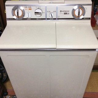 2層式洗濯機 ＜HITACHI  2.2 kg  青空＞