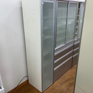 エスエークラフト サイレントレール付き食器棚 【トレジャー