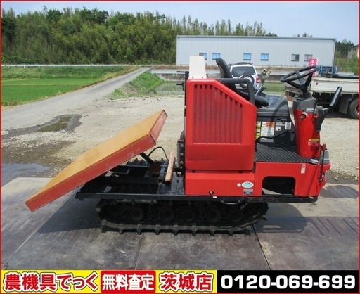 【SOLD　OUT】改造　運搬車　ヤンマーコンバイン　GC221　ダンプ　21馬力　492時間　クローラー　【農機具でっく】【茨城】【運搬車】