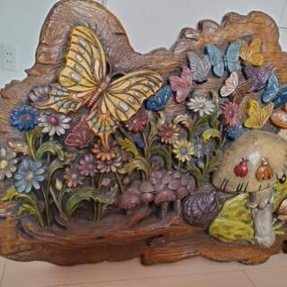 アンティーク　昭和　レトロ　骨董品　石膏アートボード　石膏ボード　