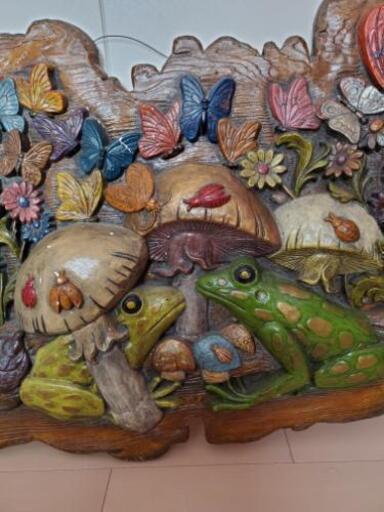 アンティーク 昭和 レトロ 骨董品 石膏アートボード 石膏ボード - その他 