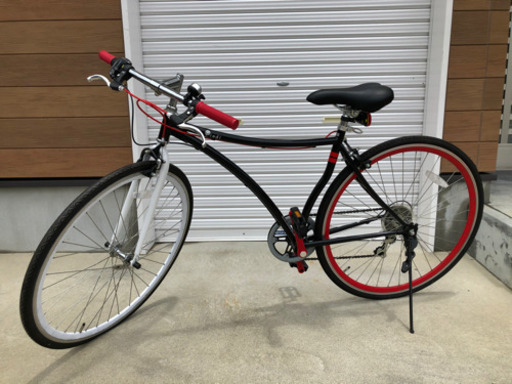 Amazon | クロスバイク 700c シマノ6段変速ギア カラーリム オート