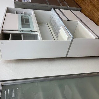 価格見直し】2枚スライド扉レンジボード【トレファク所沢店】