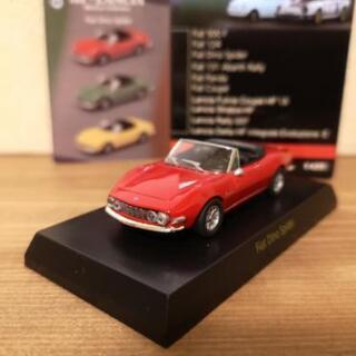 【京商】ミニカー 1/64 Fiat Dino Spider 赤色